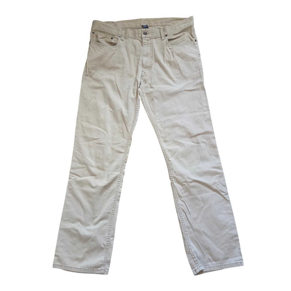 Polo Ralph Lauren Mens Khaki Pants 36x32 Straight Leg Cotton Twill Tan V196820